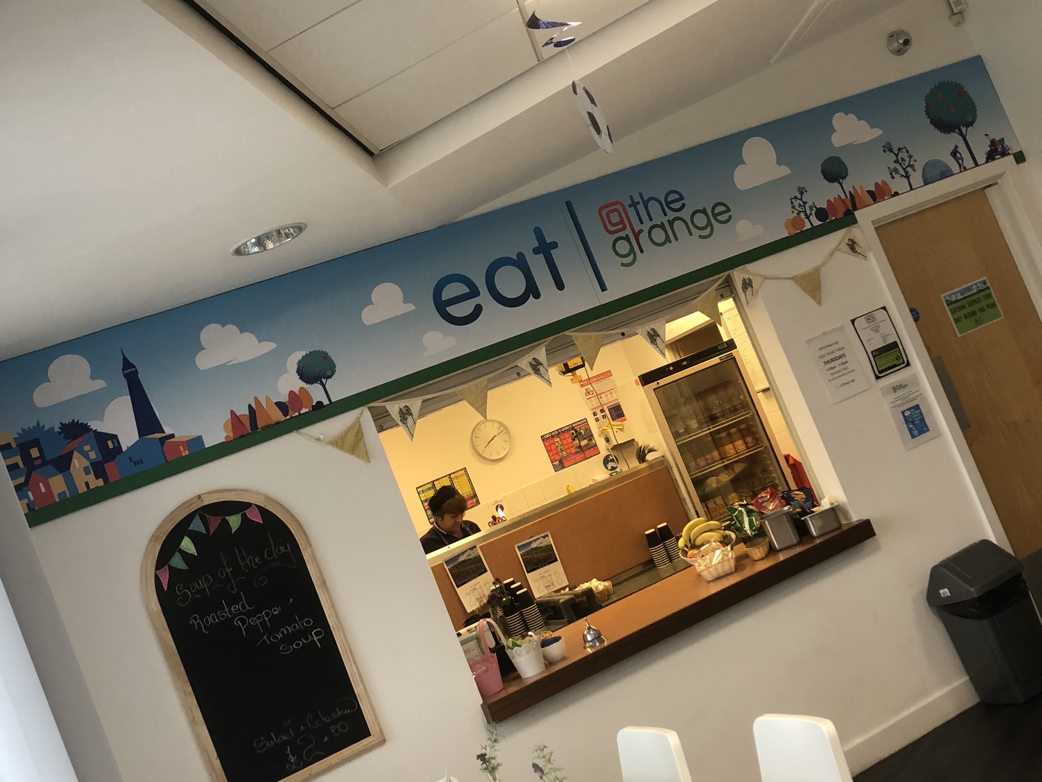 Eat The Grange Signage Wall Graphics