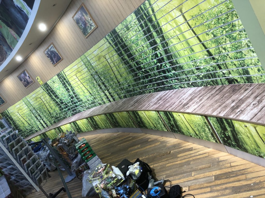 Retail Wall Graphics Blackpool Zoo Gift Shop