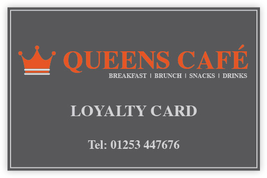 Queens Cafe Loyalty Card